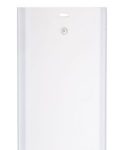vertical blind vane channel panel base white